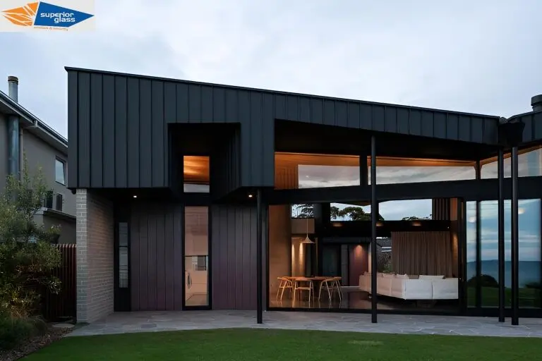 Architectural glass doors fitted to a Brisbane home