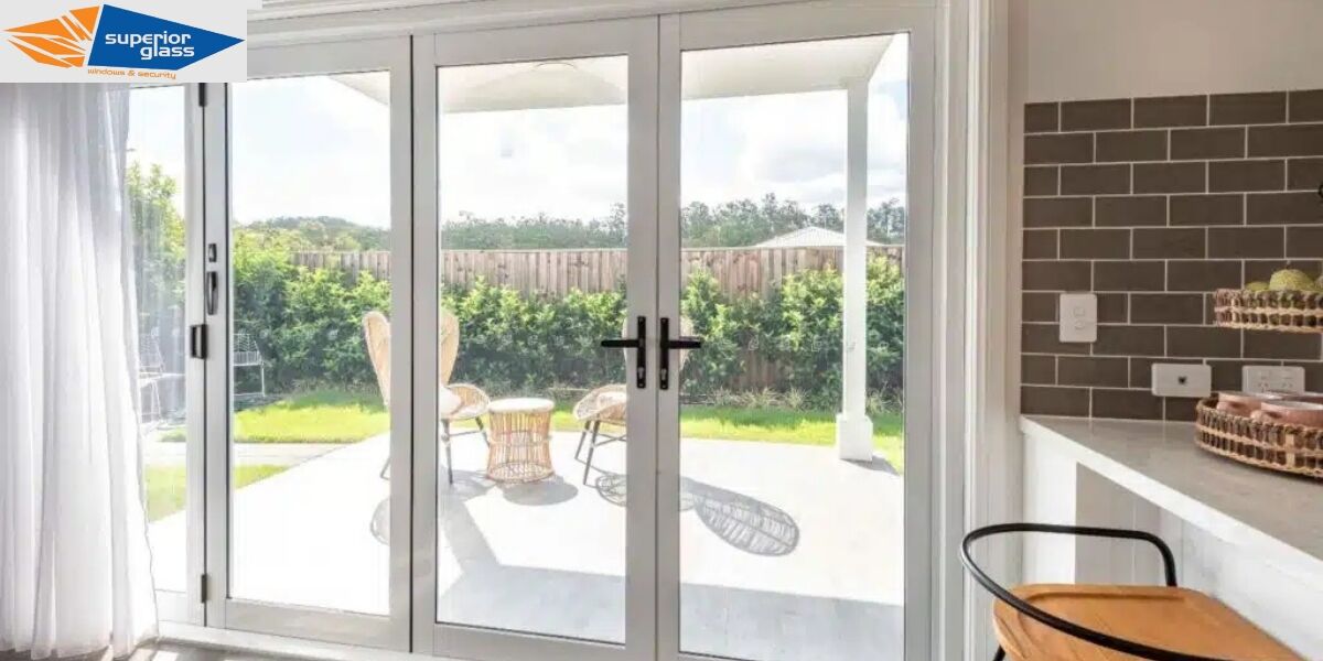 Bi-fold aluminium glass doors Brisbane Northside