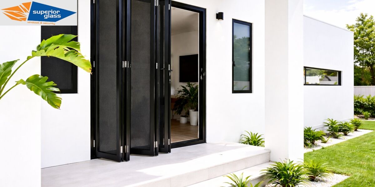 Bi-fold security doors installation Brisbane Northside