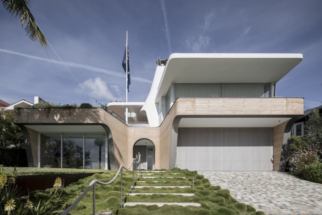 Custom architectural glass door Brisbane project