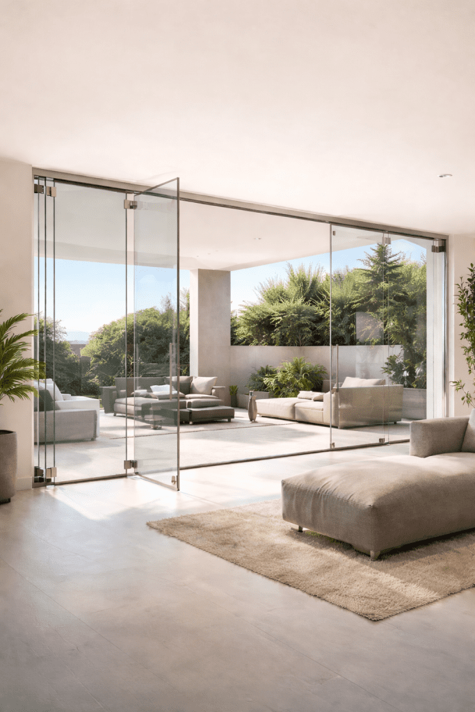 Aluminium commercial glass fitout Brisbane