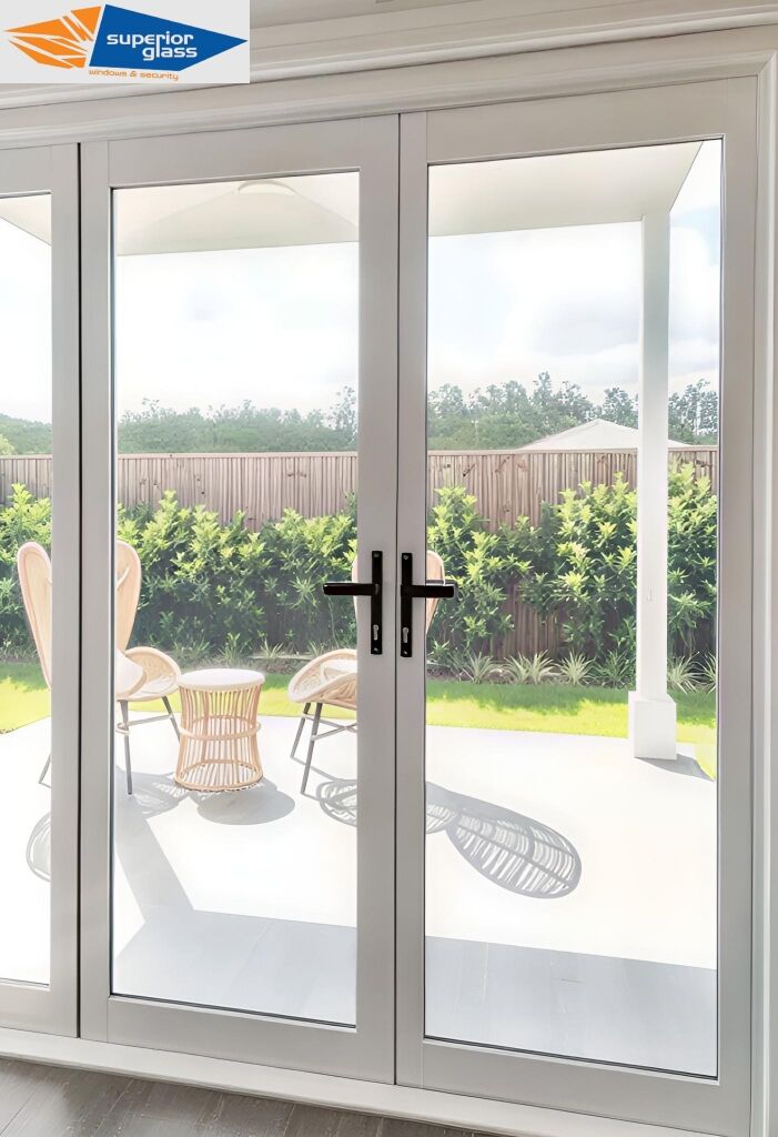 Residential bi-fold glass door Brisbane